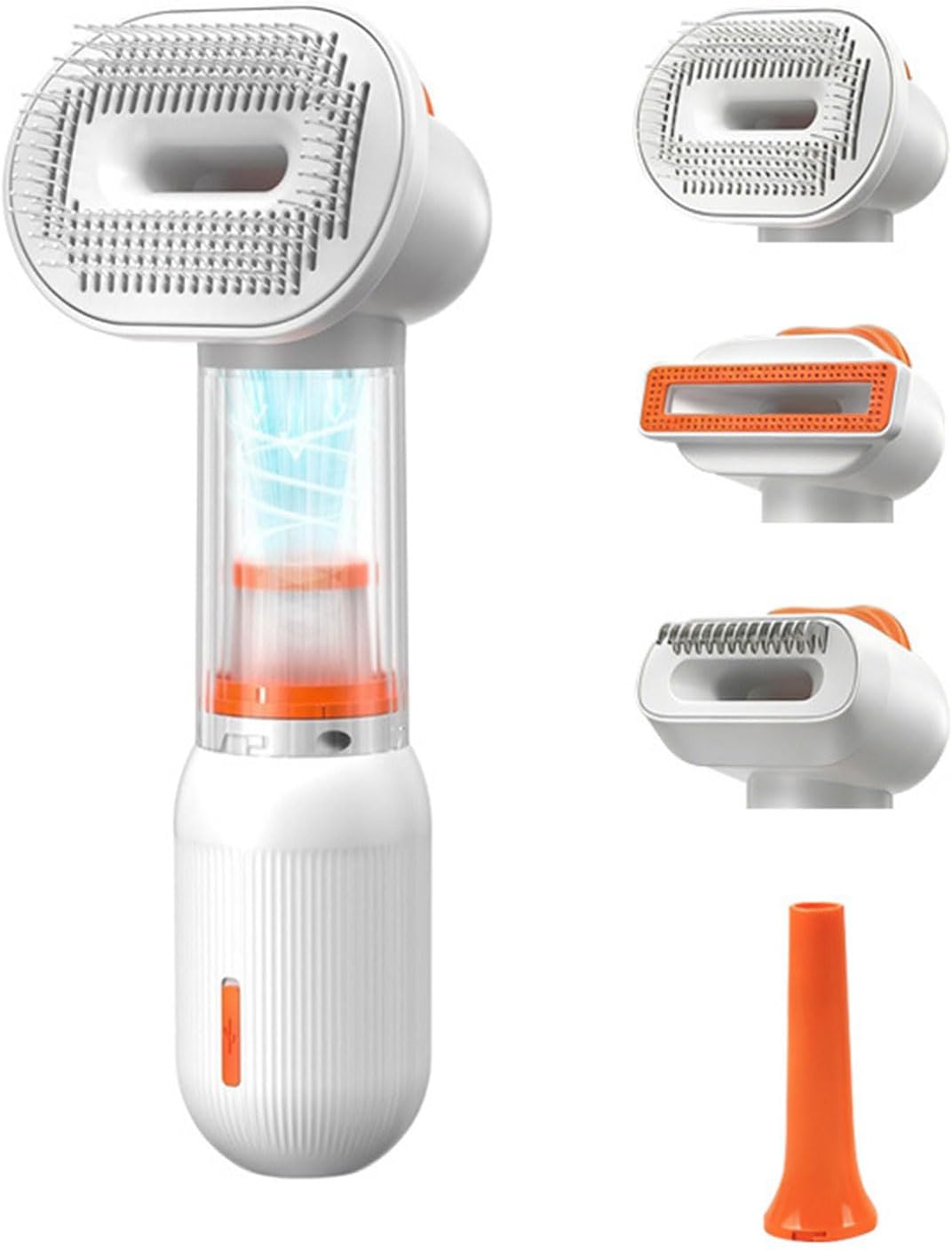 Pet Grooming Device Featuring Comb Vacuum Detangler Dryer Functions Easyly Maintenance Hair Removal Dog Groomer