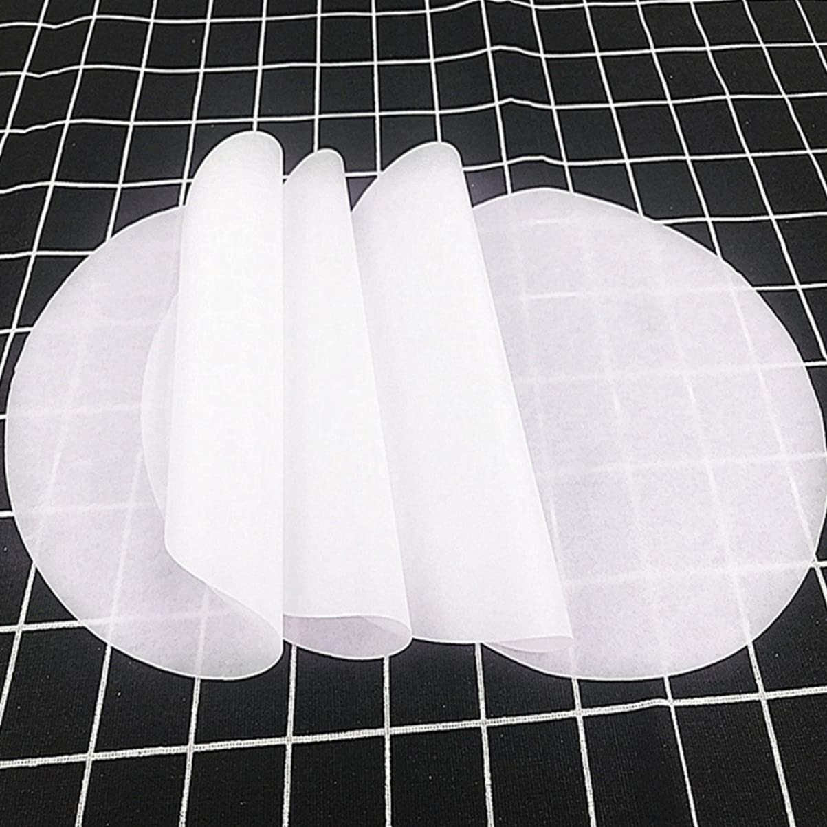 MAGICLULU Runde Backpapier Zuschnitte 500 Blatt Antihaftbeschichtet Hitzebeständig und Fettabweisend für Backen und Grillen