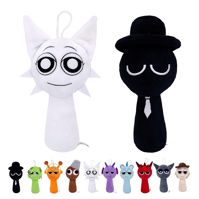 Sprunki毛绒玩具可爱动物娃娃