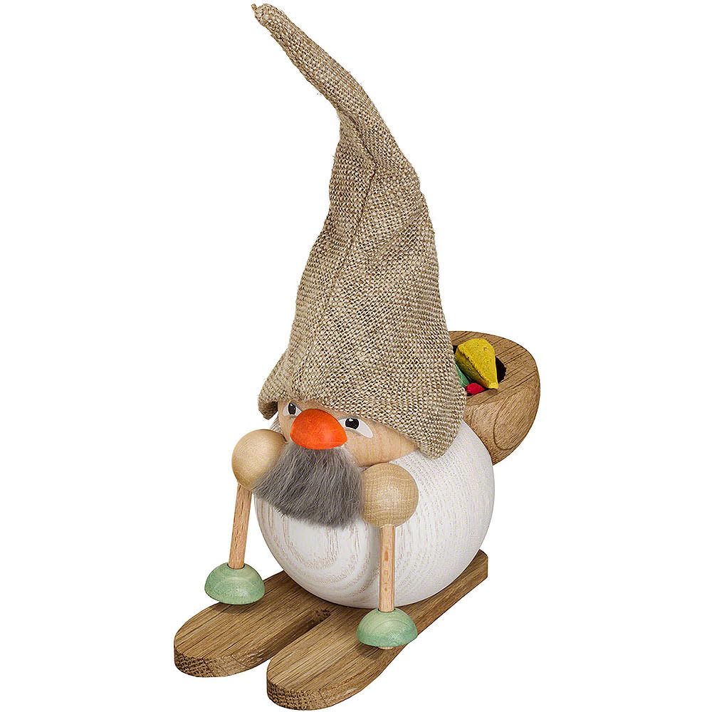 Figurine de fumeur forêt naine Seiffener Volkskunst 19037, authentique art d'Allemagne