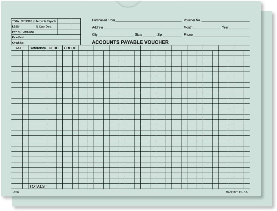 Accounts Payable Voucher 9" x 12" Dealer Deal Jackets Envelopes - Blue (Package of 100)