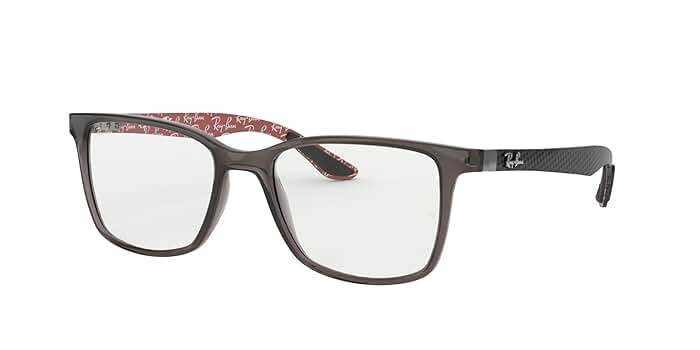 Amazon.com: Ray-Ban RX8905 Square Prescription Eyeglass