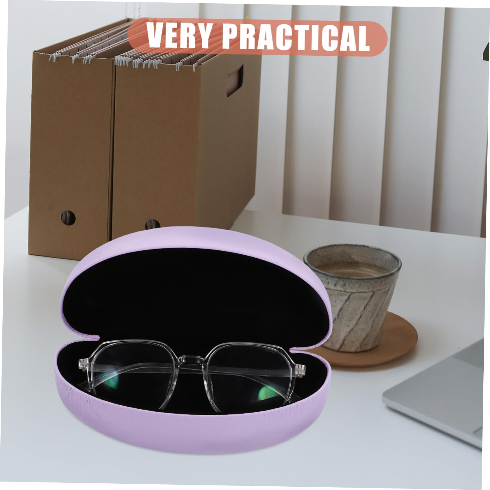 Homoyoyo Sonnenbrillenetui Schlank Hülse Gläser Hart Reisen Mehrere Tragetasche Für Brillen Etuis Für Brillen Brillenetuis Für Damen Brille Fall Pu