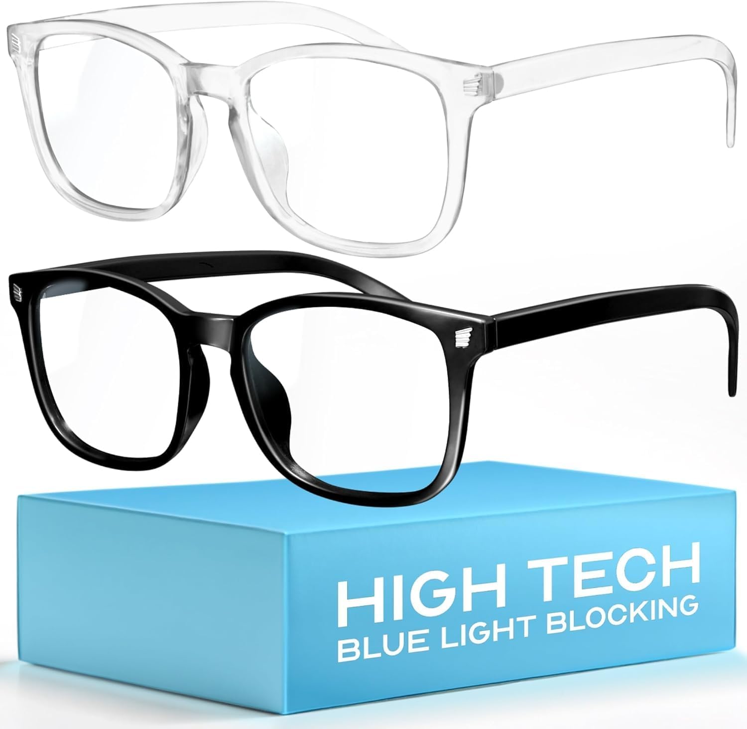 livho High Tech-Blaufilterbrille – Fortschrittliche Computerbrille mit Blaulichtblockierung – Schutz vor Augenermüdung und UV-Blendung