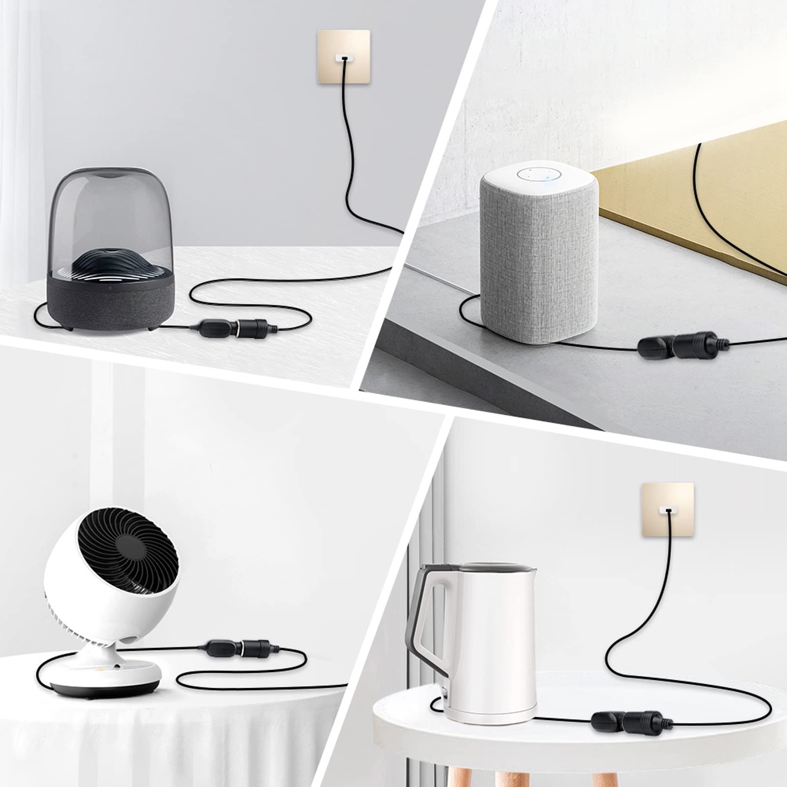 Konwerter Kabla USB C na zapalniczkę samochodową, Wyjście 15 V 3A 45 W, 1,5 M 12 V USB PD na Adapter do Cygar Samochodowych Gniazdo żeńskie Kabel Zasilający