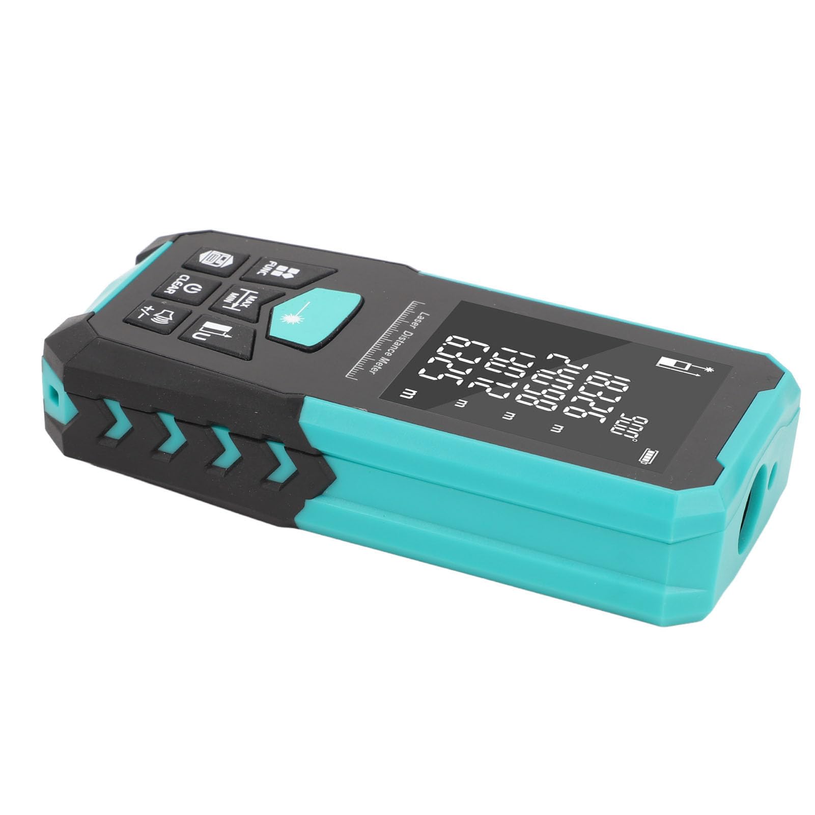 Medidor de Distancia láser de Alcance de 120 Metros con clasificación IP54: Herramienta de medición Recargable por USB con Pantalla retroiluminada de 2,4 Pulgadas y Sensor de