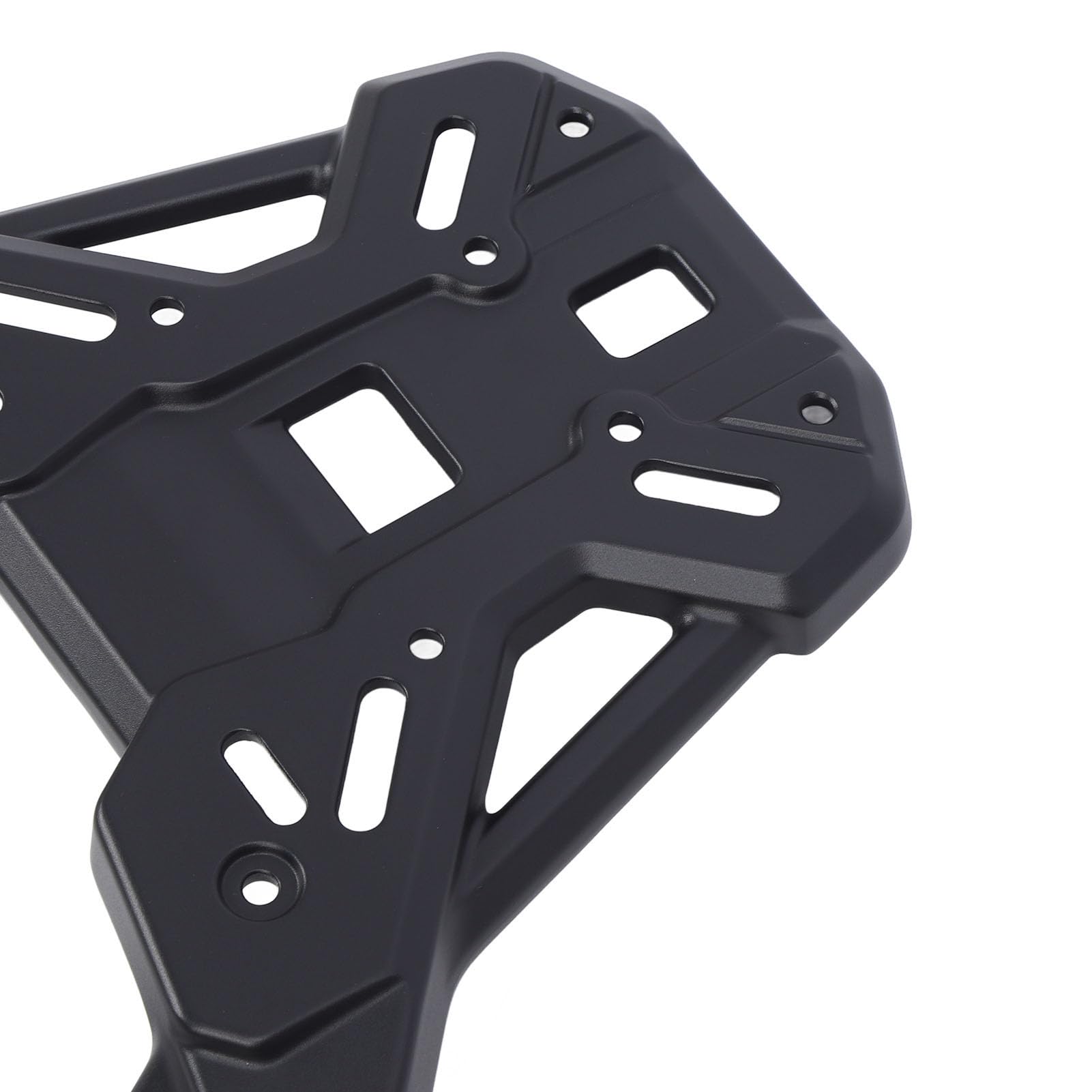 Portapacchi Posteriore per Moto, Portapacchi Posteriore in Lega di Alluminio Ad Alta capacità di Carico con Supporto Sicuro per XADV750 NSS750 Dal 2021 Al 2024 (BLACK)