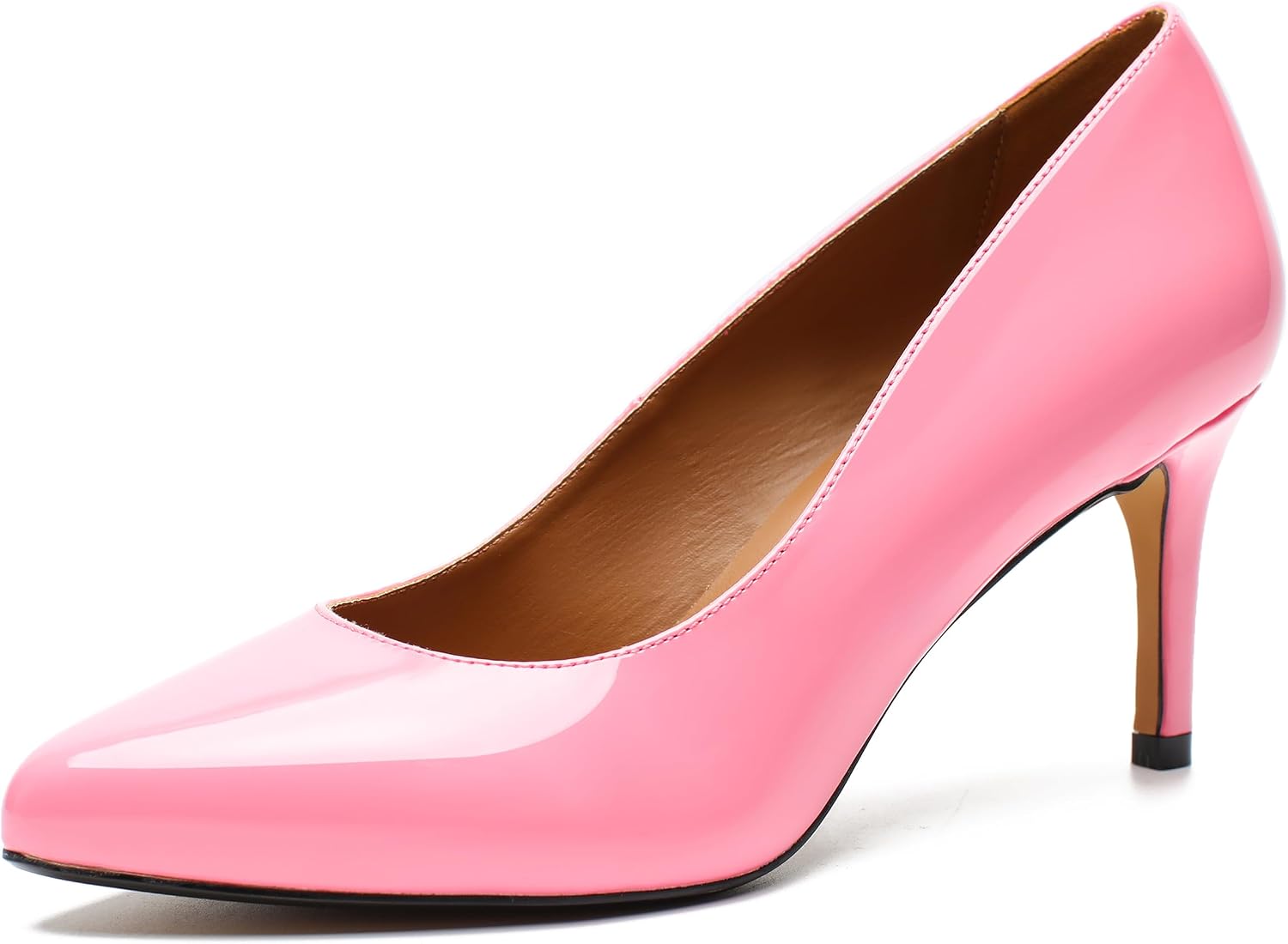 Unisex Men's Women's Classic Mid Kitten Heel Pumps