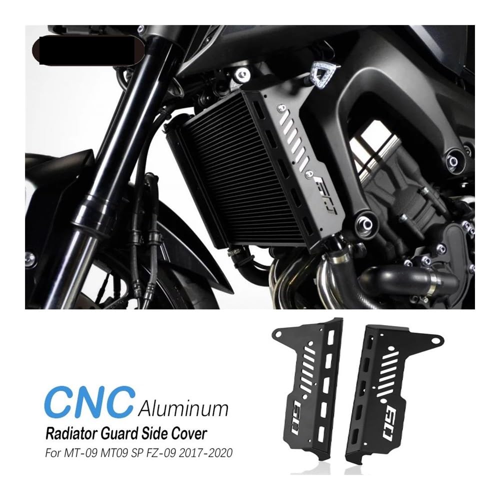 Cubierta Rejilla Radiador Protector De Cubierta Lateral para Radiador De Motocicleta, Protector para MT-09 MT09 SP FZ-09 FZ 09 2017 2018 2019 2020 2021 MT09 FZ09