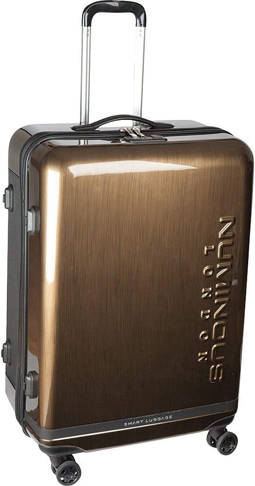 Numinous London Smart Executive 28" Hardside Spinner, Gold Brush