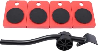 Mobile Heavy Duty Furniture Lifter, Support to 440lbs, for Moving Sofas Refrigerators, Bookshelves, Tables, PP, A3 Steel