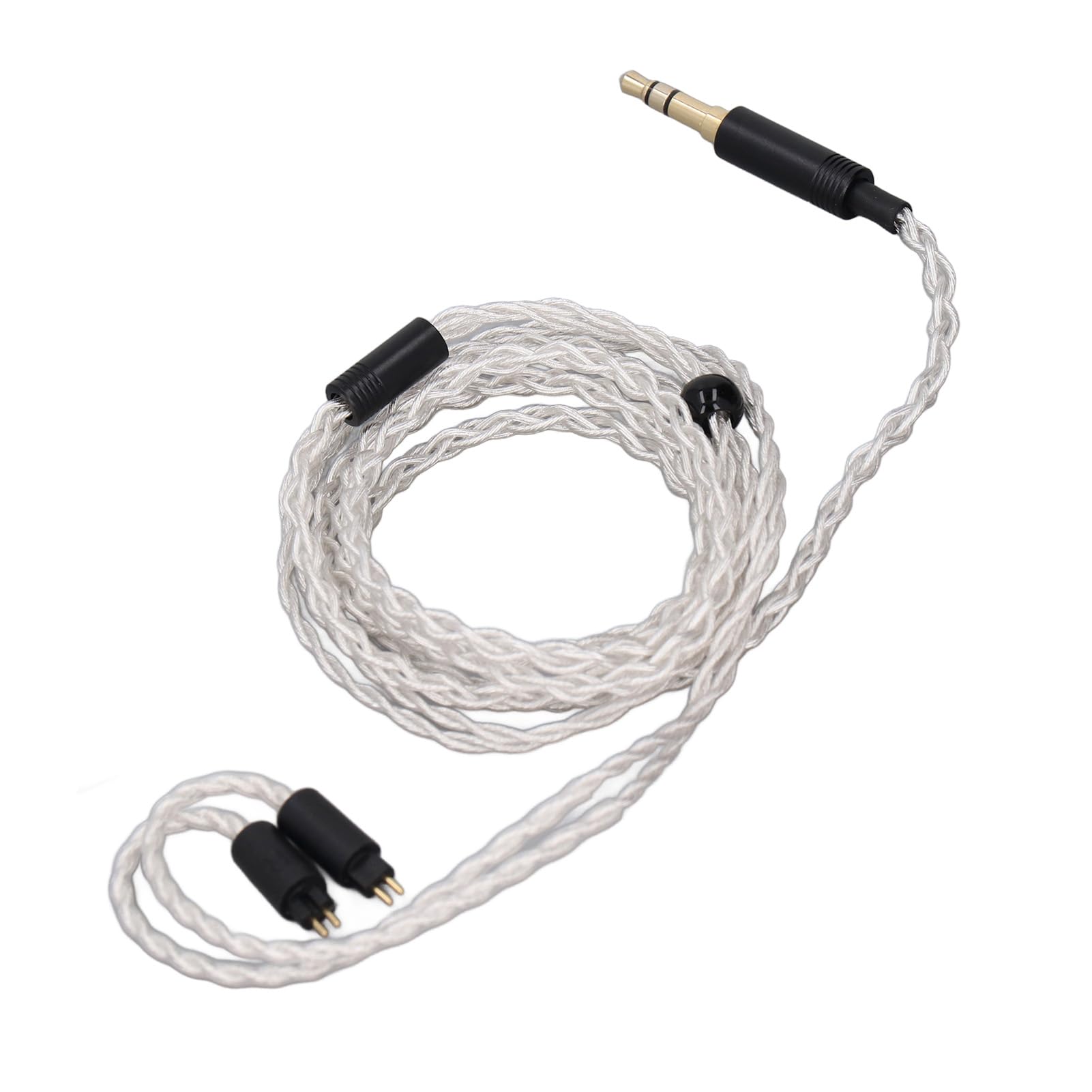 Sxhlseller Kabel Dźwiękowy 3,5 Mm do 2 Pinów 0,78 Mm - Kompatybilny z TRN VX, Odporny na Zużycie dla FII O Fh1s, Przyciągający Wzrok Wygląd dla CCA CA4