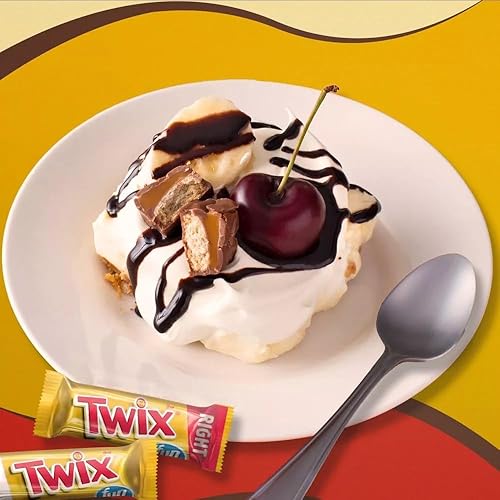 Miniatura 7 de Yummy Chew Twix Barras de caramelo de chocolate, barras de caramelo Twix de tamaño divertido, barras de chocolate Twix envueltas individualmente,