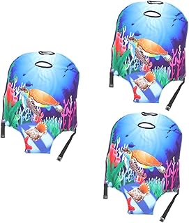 2 peças de mala de viagem capa de mala protetora de mala de viagem capa de mala de viagem capa de mala de viagem capa de chuva, Cores sortidas x 3 peças, 57X38CMx3pcs, Centímetro
