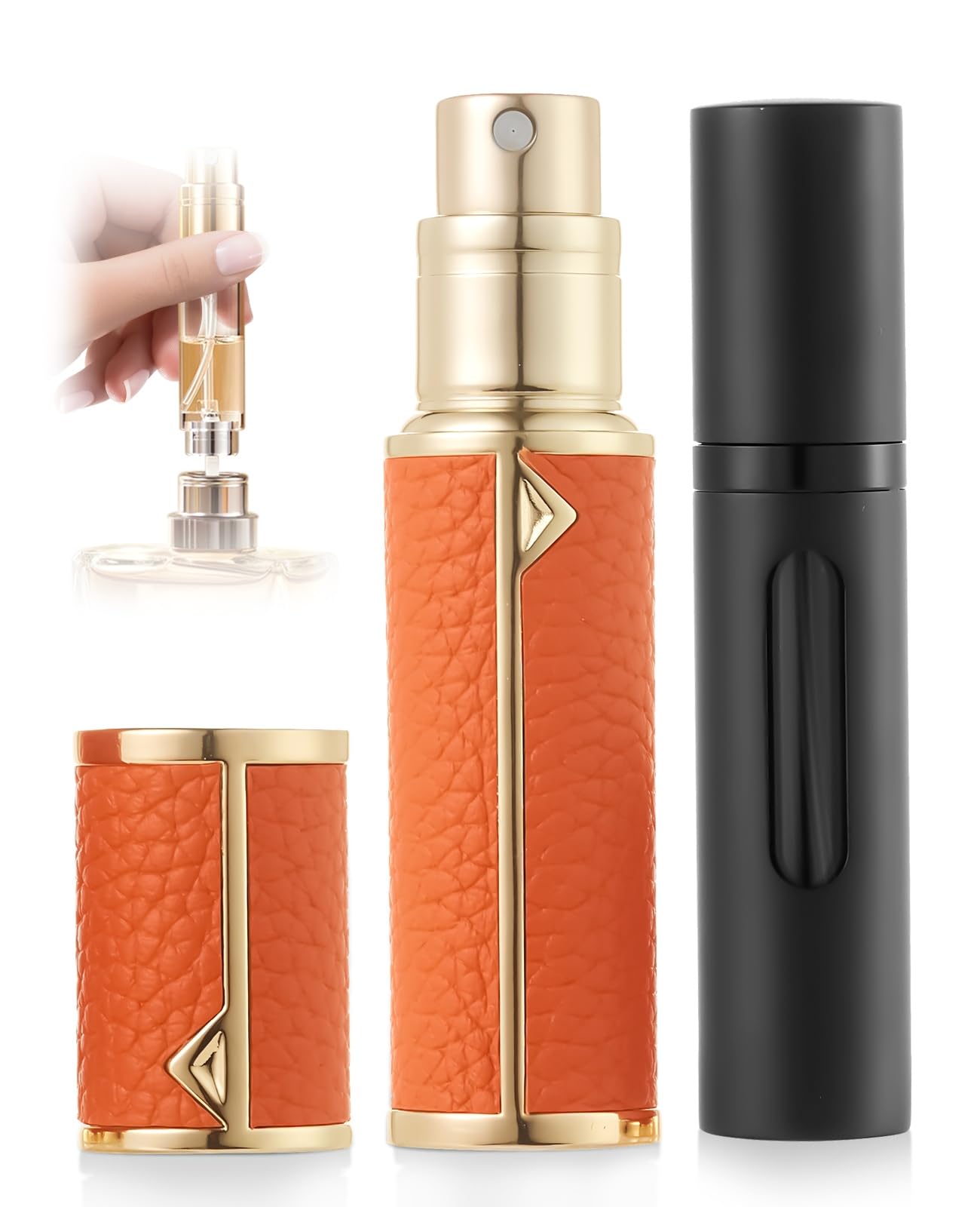 Amazon.co.jp: UULANFA アトマイザー 香水【レザー・5ml・携帯用