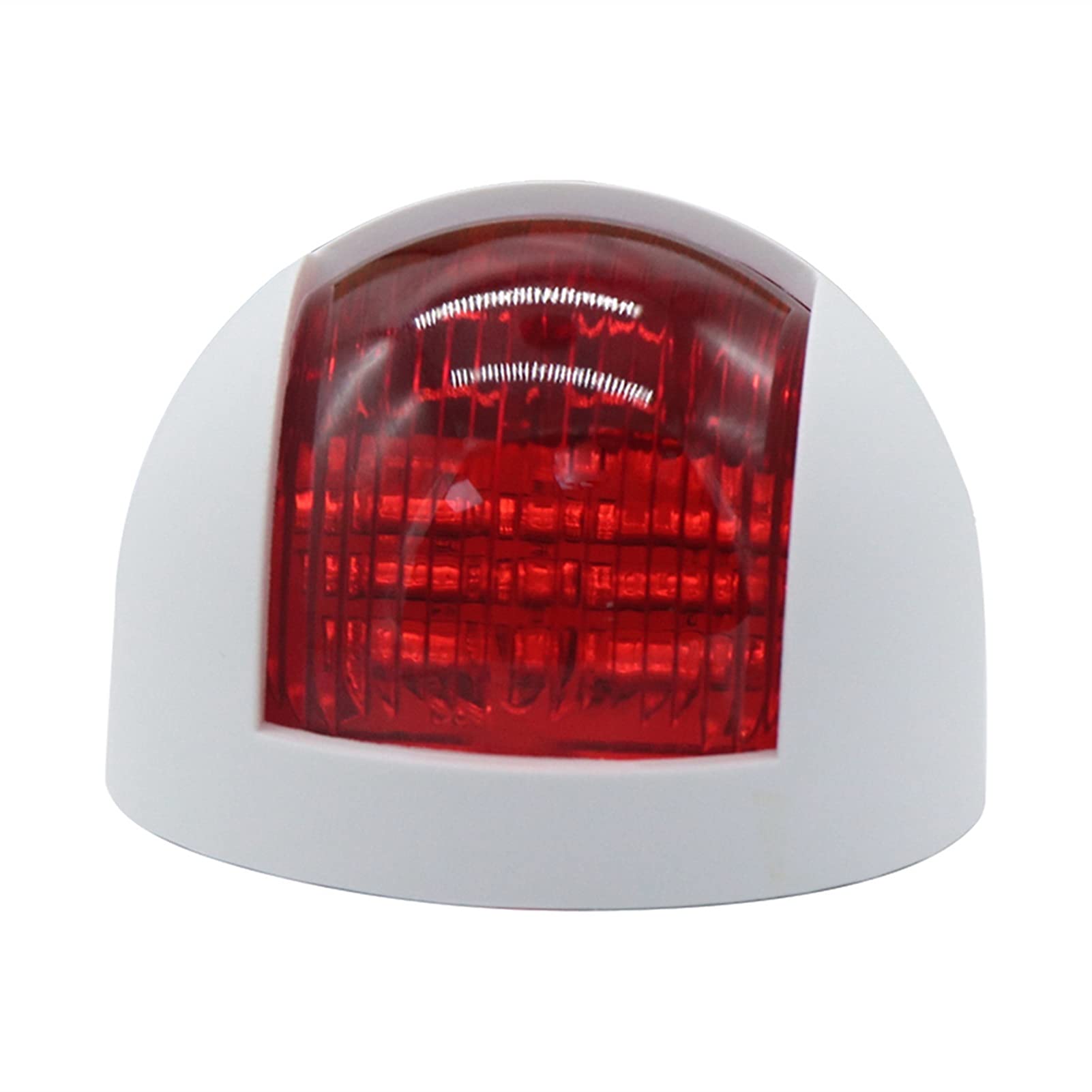 GUIDATO Segnale luminoso di navigazione Avvertimento Lampada marina arco emisferico for pontone Skiff Boat Per la navigazione e la pesca(A)