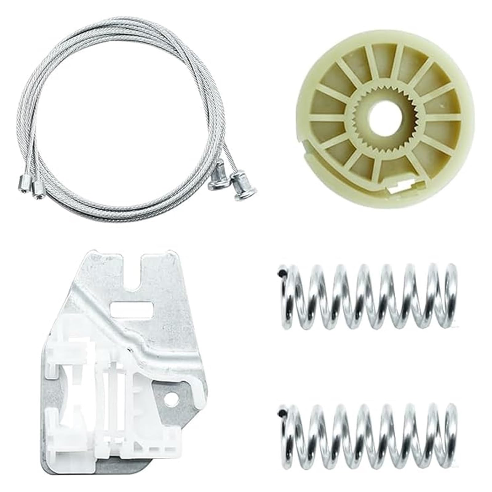 Hhfksci Rear Left Power Window Regulator For Bmw X5 E53 2000-2006 Regulator Repair Kit Clip /Right Driver Side Suitable 51357125059(Rear Left)