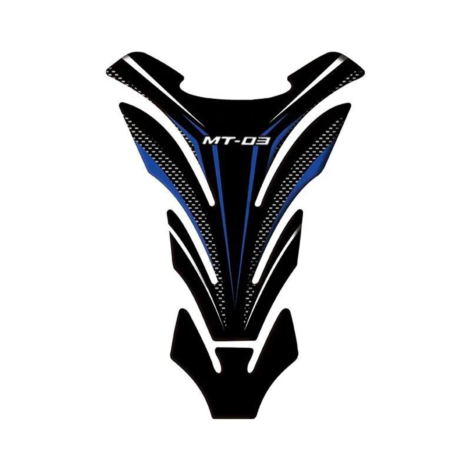 Motorcycle Fuel Tank Pad Stickers Protection Decorative Decals Fuel Tank Pad Stickers for Yamaha MT-03 MT03 Mt03(Style 5)