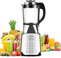 Amazon | ミキサー 豆乳メーカー 1.75L大容量 加熱ブレンダー 14