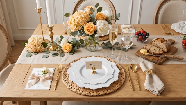 Amazon.com: COLOSUS 60 PCS White Plastic Plates, Beaded Disposable