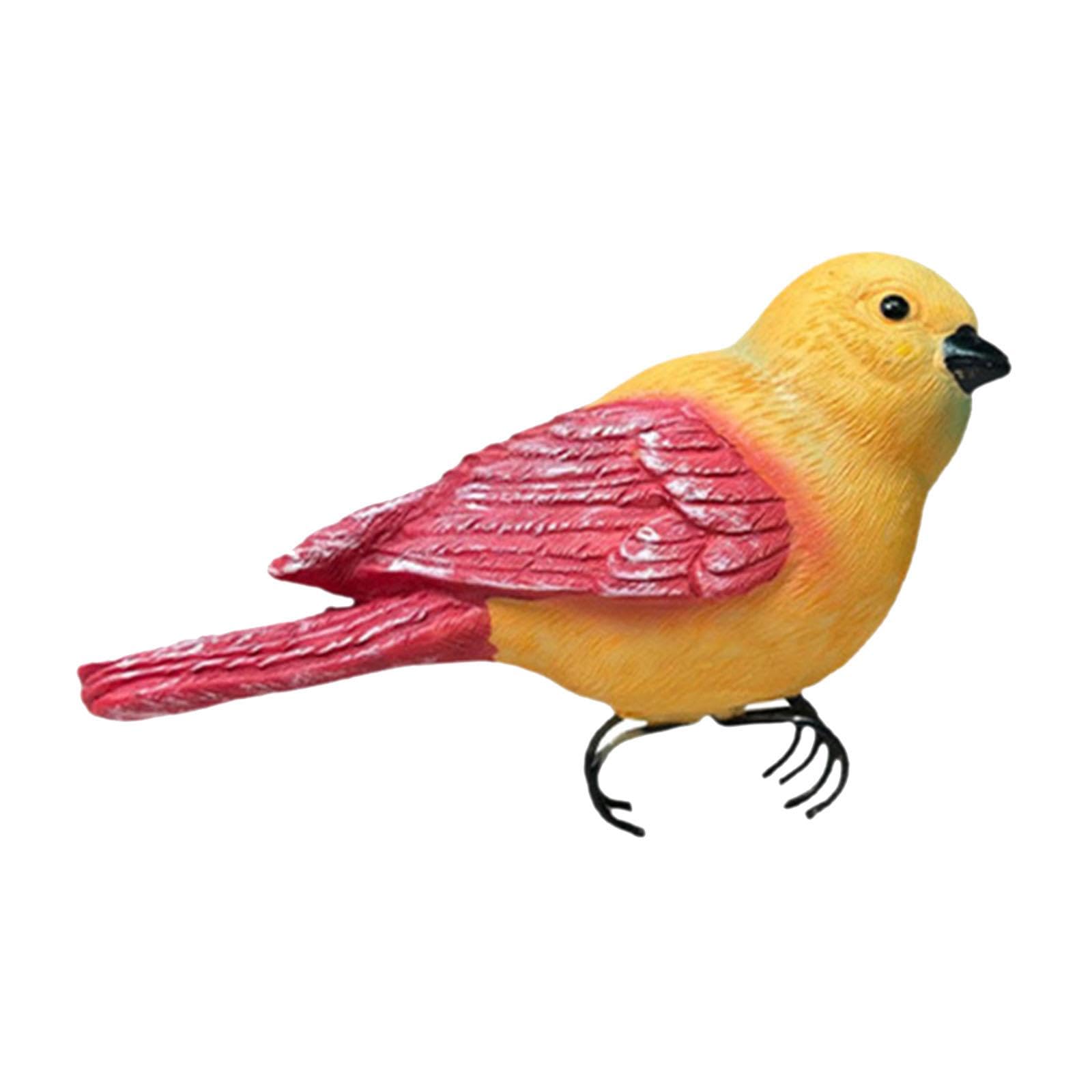 Simulation Bird Decoration Photo Prop Animal Statue for Yard Patio Courtyard red-image-38