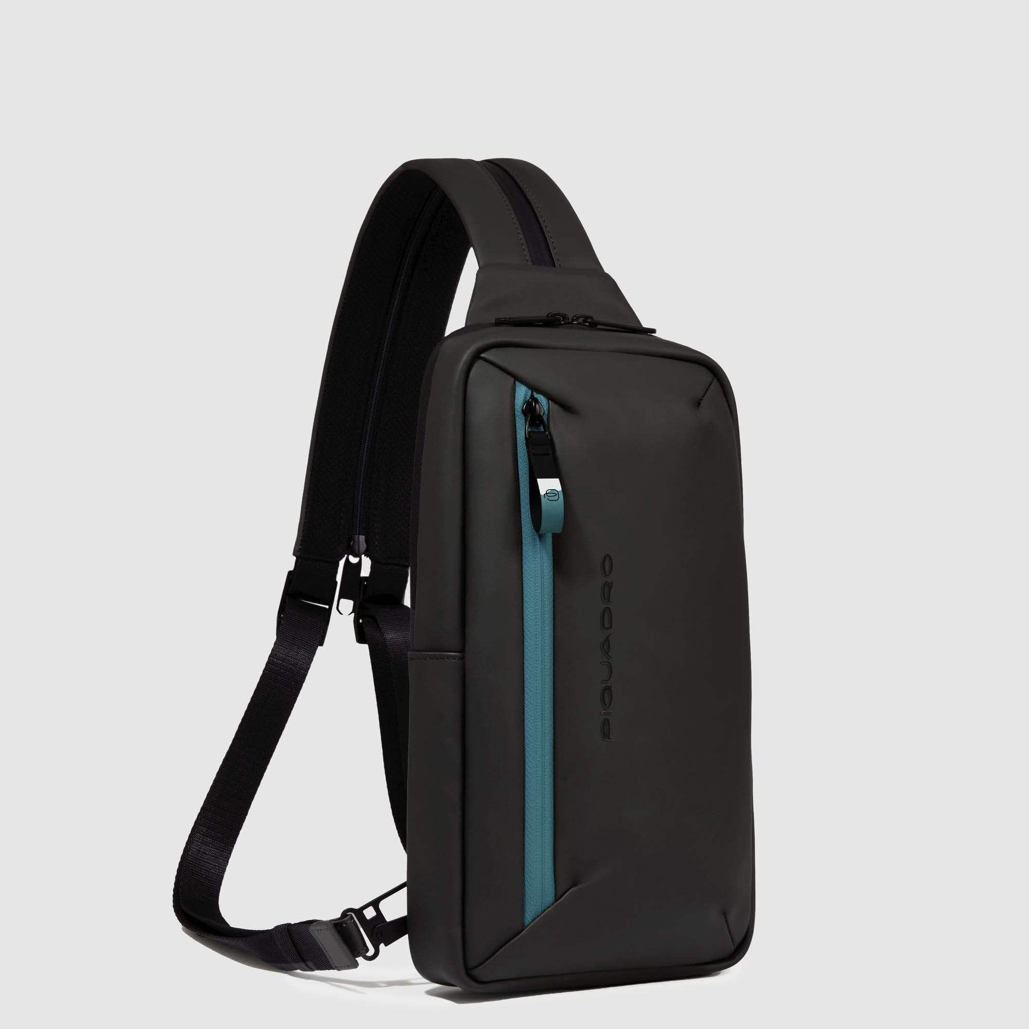 PIQUADRO – Borsa Monospalla - In tessuto – Unisex – Colore Nero