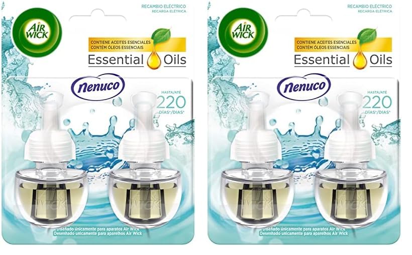 Air Wick Ambientador Eléctrico Fragancia Nenuco, 2 Recambios (Paquete de 2)