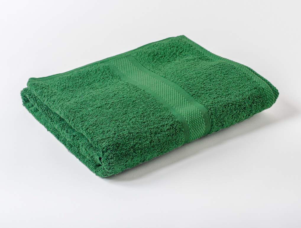 Terri Towelling Green 12 X Luxury 100% Egyptian Cotton Hairdressing Towels Spa Beauty 50X85cm