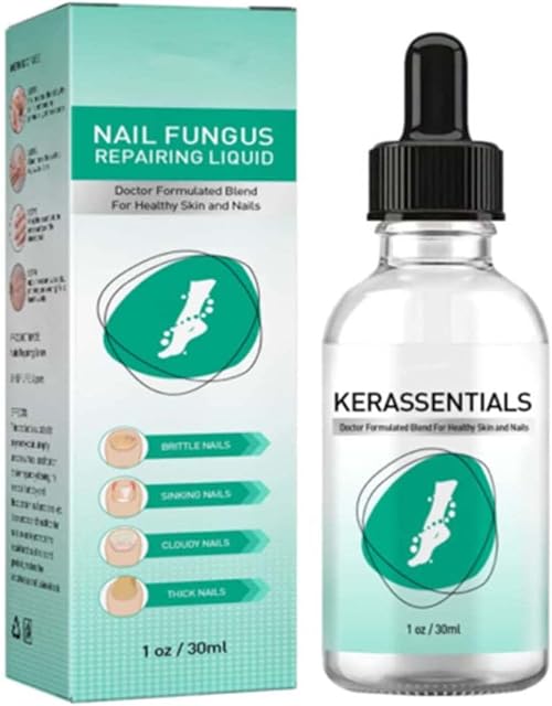 Kerassentials for Toenail Fun_gus, Kerassentials Toenail Fun_gus Treatment Oil, Kerasentials Nail Treatment Kerassentials, Healthy Natural Repair Nails (1Pcs)