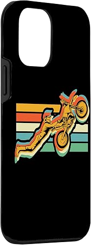 Miniatura 3 de iPhone 12 mini Retro Supermoto Biker - Vintage Mx Motocross Dirt Bike Case