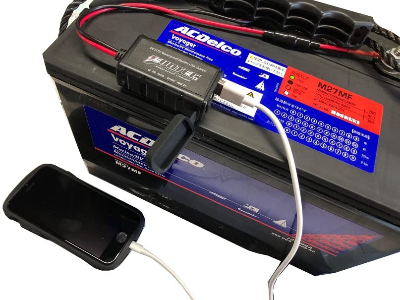 Amazon.co.jp: USB充電器 9V〜48Vまで対応 鉛バッテリーからリチウム