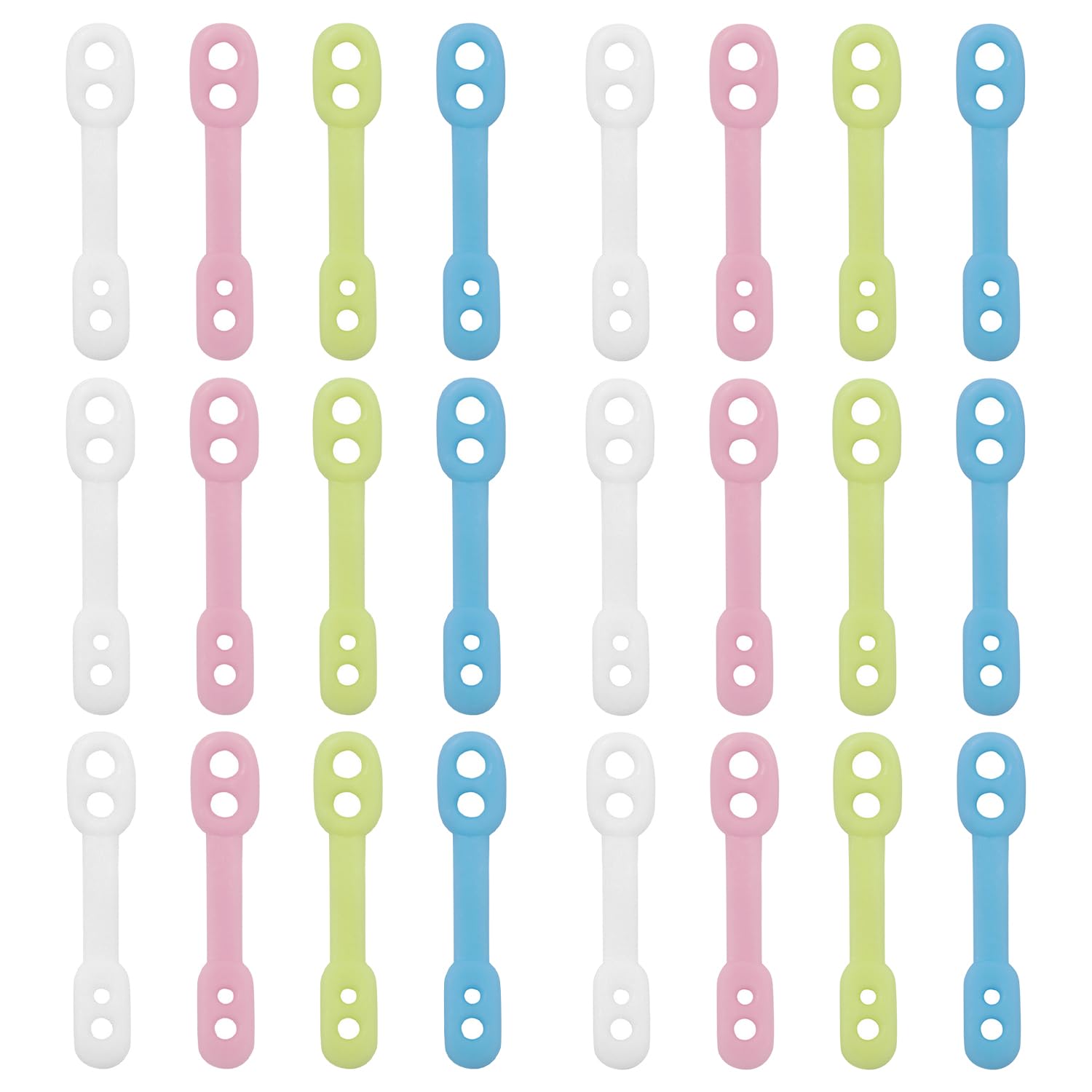 SYEYCW 60 Pcs Clothes Pegs for Washing Line, Non-Slip Windproof Washing Line Hanger Hooks, Drop-Proof Silicone Laundry Pegs for Clothesline, for Outdoor Indoor Hanging Rope Lines, Random Colors