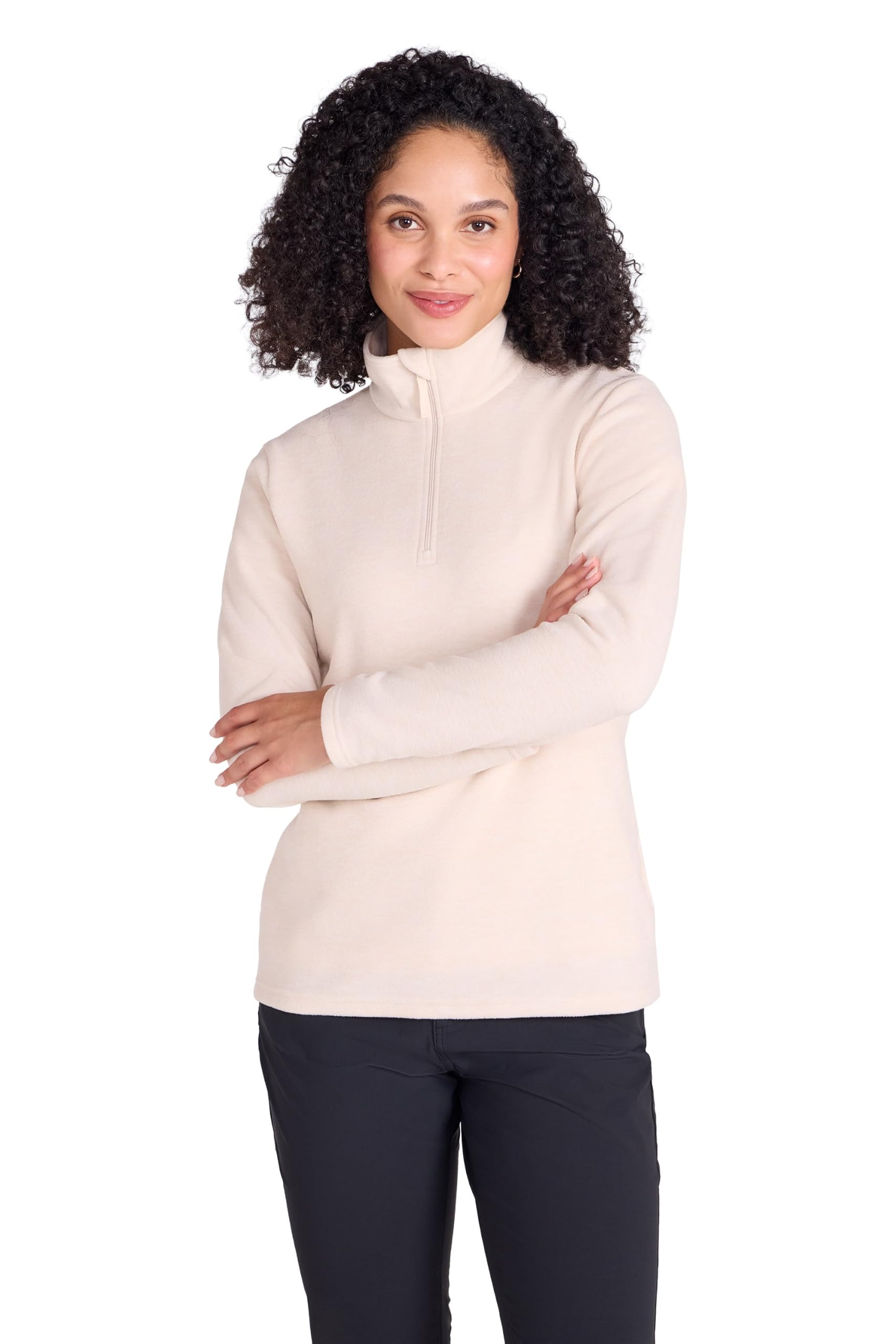 Mountain Warehouse Women's Light Beige Snowdon Melange Fleece Multipack