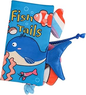 ibasenice Livros Para Bebês Livros Educacionais Iniciais Livro De Pano Treinamento De Cognição Oceano Livros Manuscritos Para Bebês Brinquedo Livro De Mão Do Bebê