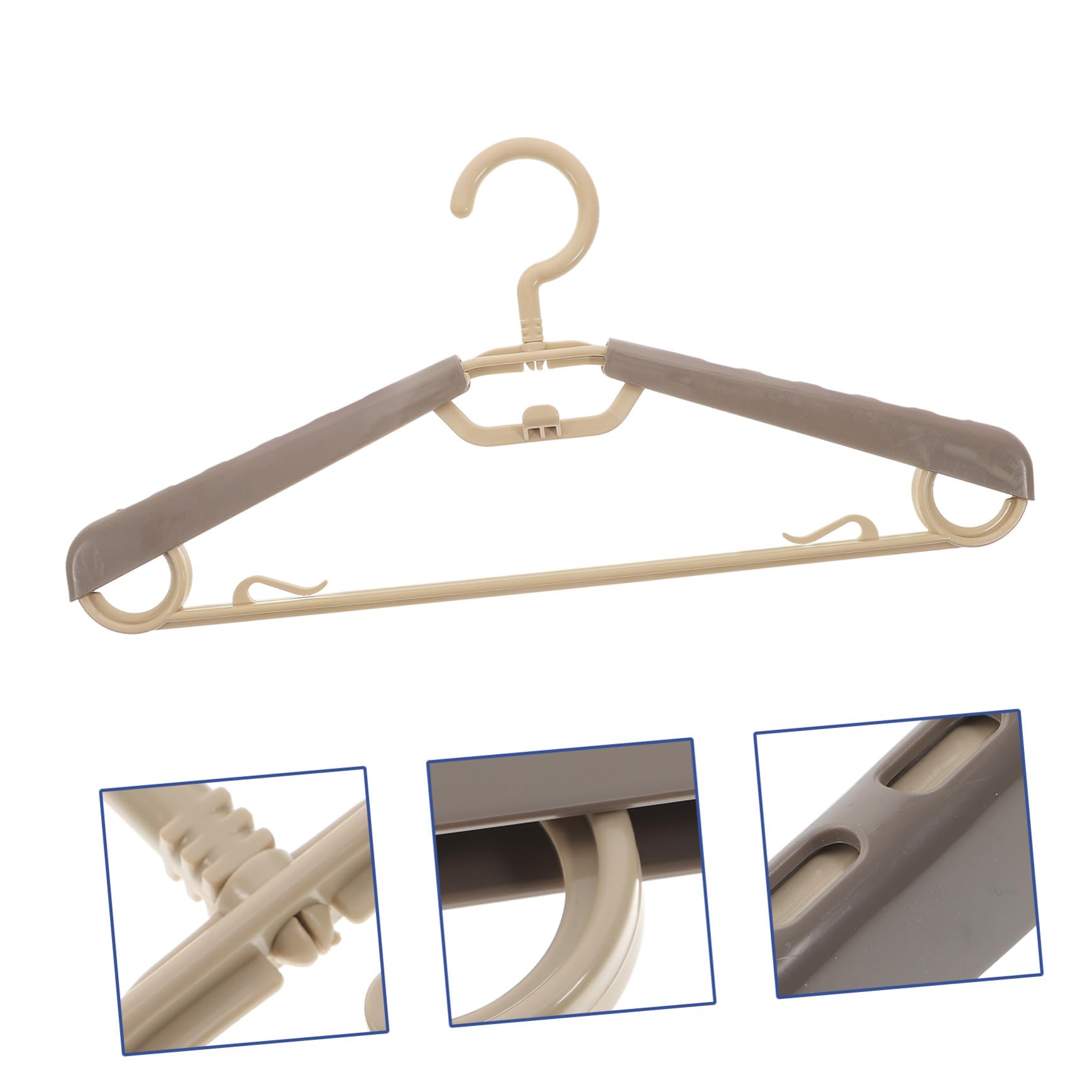 10 pezzi Appendini Regolabili per Grucce Espandibili in Abs Resistenti per Spalline Maglioni e Completi Uomo Armadio Organizzato