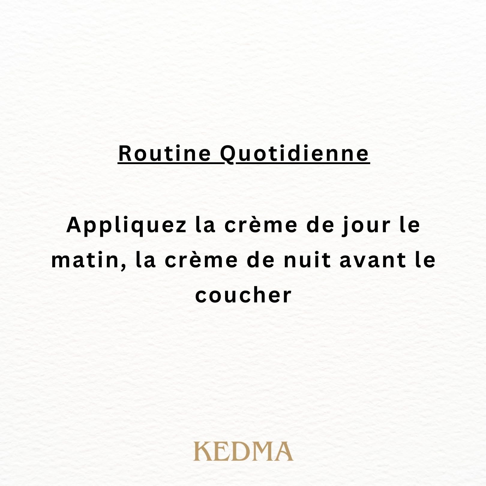 KEDMA - Duo Crèmes Jour & Nuit au Collagène - 2x50g | Les crèmes jour et nuit au collagène hydratent la peau et accompagnent sa routine de soin matin et soir.