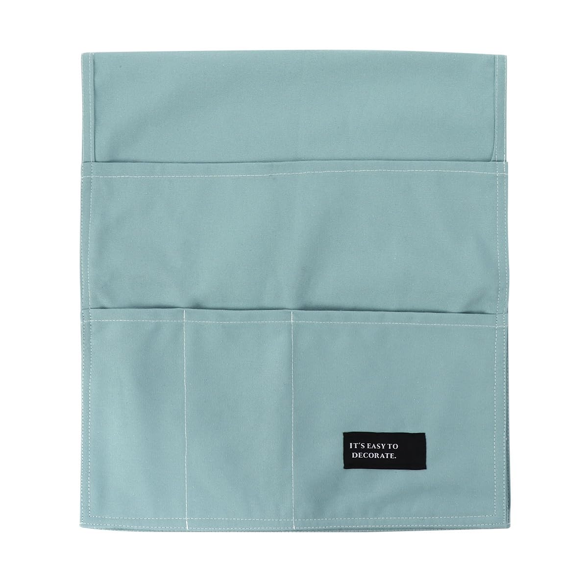 Organizador de reposabrazos azul lavable para evitar pérdidas de objetos en sofá
