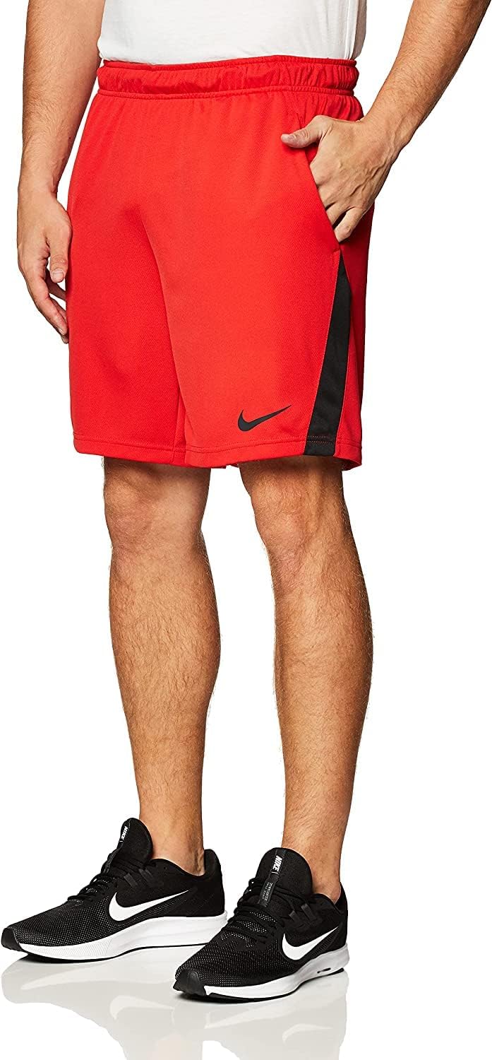 極美品　Nike トレーニングショーツ 赤黒ストライプ　サイズM NIKE公式】ナイキ Dri-FIT ストライド メンズ 18cm 2イン1