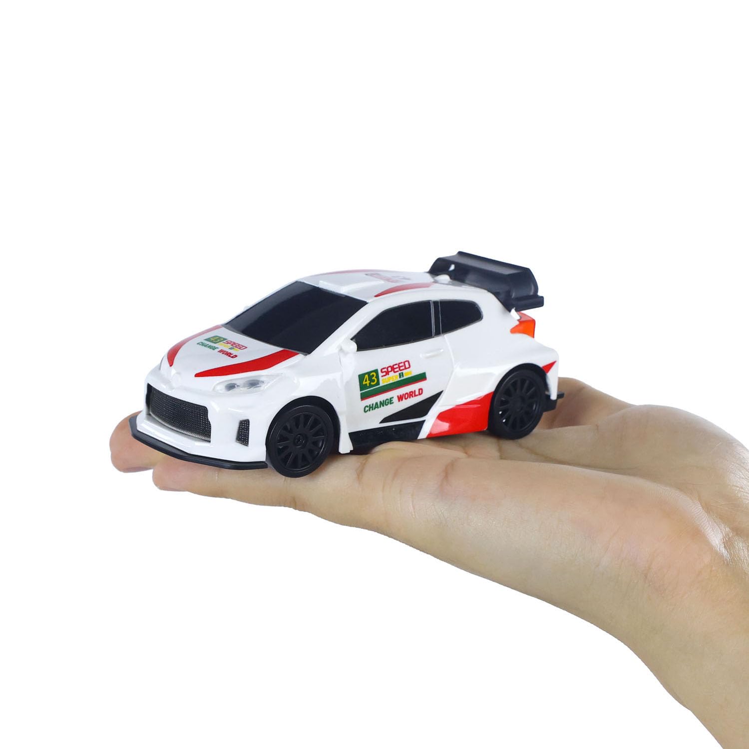 TOUCAN RC HOBBY 1/43 RC Drift Car Vehículos de carreras 4WD de alta velocidad 2.4GHz RTR Mini modelo de coche luces de batería giroscopio para mayores de 14 años