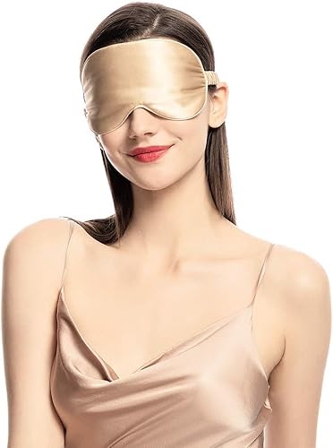 Miniatura 5 de NMM Global Mulberry - Antifaz para dormir de seda natural para mujeres y hombres con correa elástica, antifaz súper suave para adultos, 9 opciones