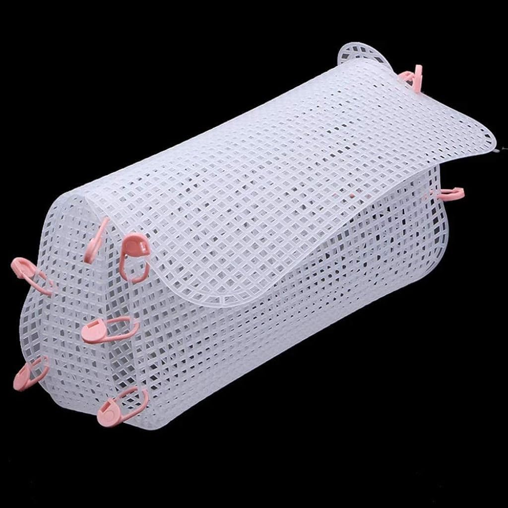 Plastic Canvas Sheet for Cross Stitch Embroidery, White, Sturdy Grid Mesh, DIY Craft Bag Making-image-27