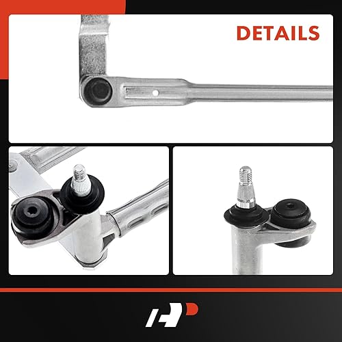 Miniatura 6 de A-Premium Conjunto de varillaje de transmisión del limpiaparabrisas delantero compatible con vehículos Volkswagen - Jetta 2005/2007-2014, Golf