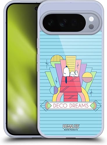 Miniatura 325 de Head Case Designs Funda de gel suave con licencia oficial de Peanuts House Snoopy Deco Dreams compatible con Samsung Galaxy S23 5G Casa,Blue