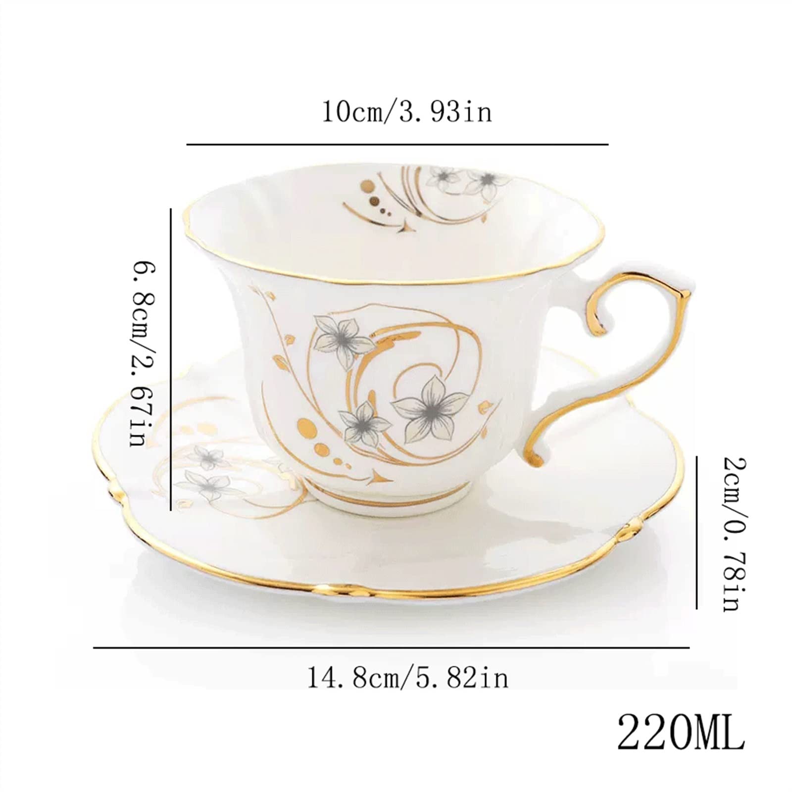 Nowoczesny styl popołudniowa herbata czarna filiżanka ceramiczny zestaw do kawy wykwintna porcelana kostna na gorącą czekoladę (niebieski)