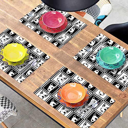 Sets de table anti tache et chaleur Bull Terrier pour protéger votre mobilier - 8
