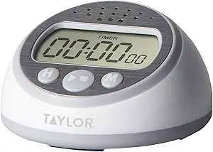 Taylor Digital Timer Counts Up and Down for Kitchen and Learning Tasks