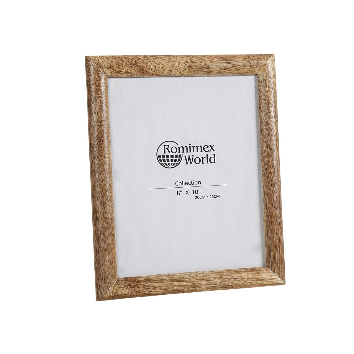 Cadre photo marron bois 19x1x14 cm pour une décoration intérieure chaleureuse