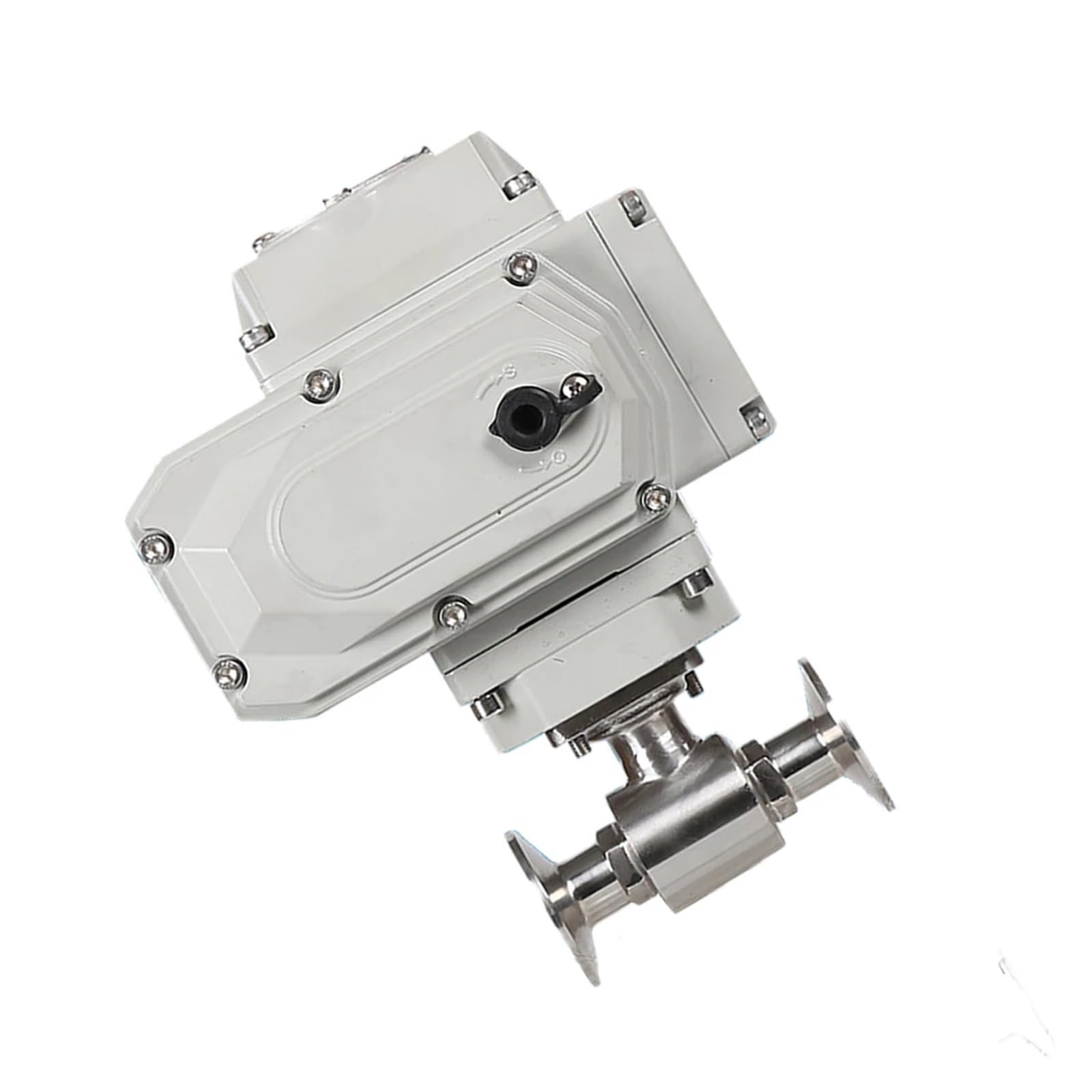 VSPPJYFG 19mm High Platform Electric Ball Valve 220V 110V 12V 24V Stainless Steel Clamp Type Quick-fit Through Ball Valves(24VDC)