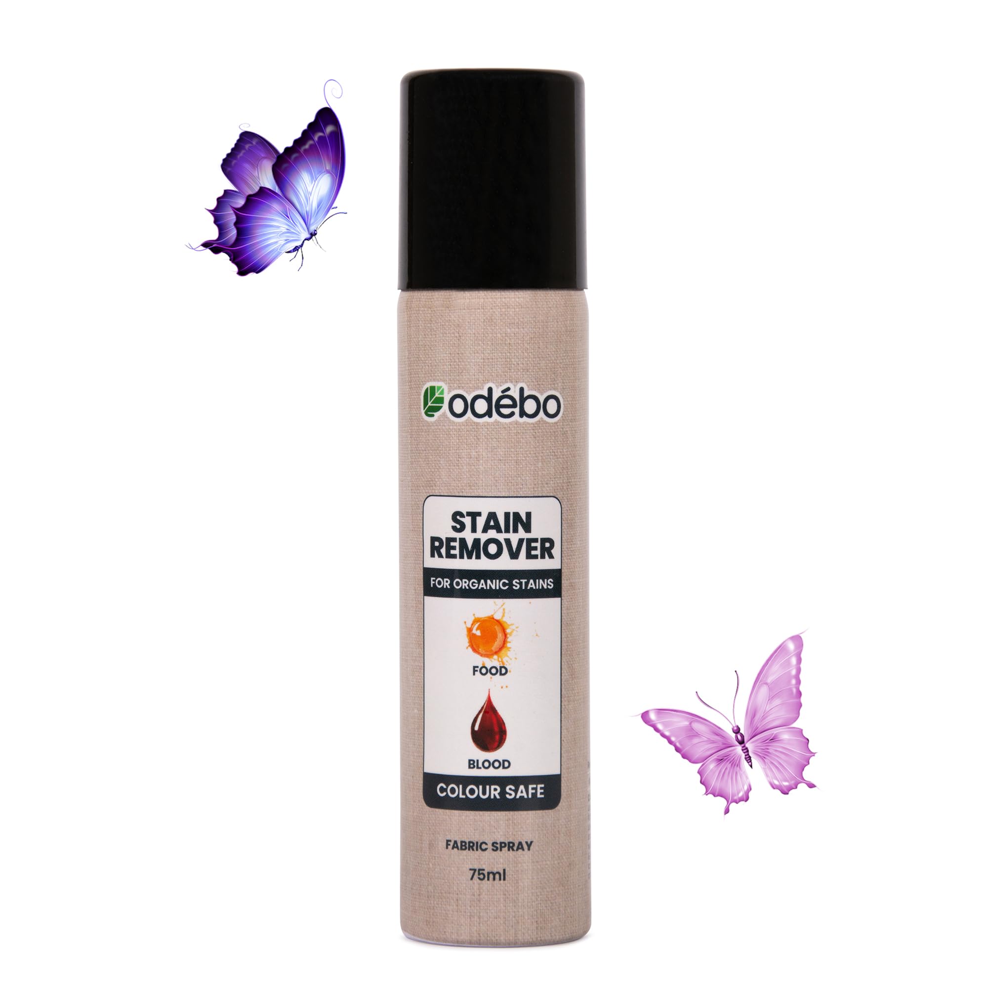 ODEBO Fabric Stain Remover Spray for Clothes & Shoes, Fast Stain Removal, 75ml | Active Enzyme Formula, Carry Everywhere, Use Anywhere (B0D478MV1Y) Amazon Price History, Amazon Price Tracker