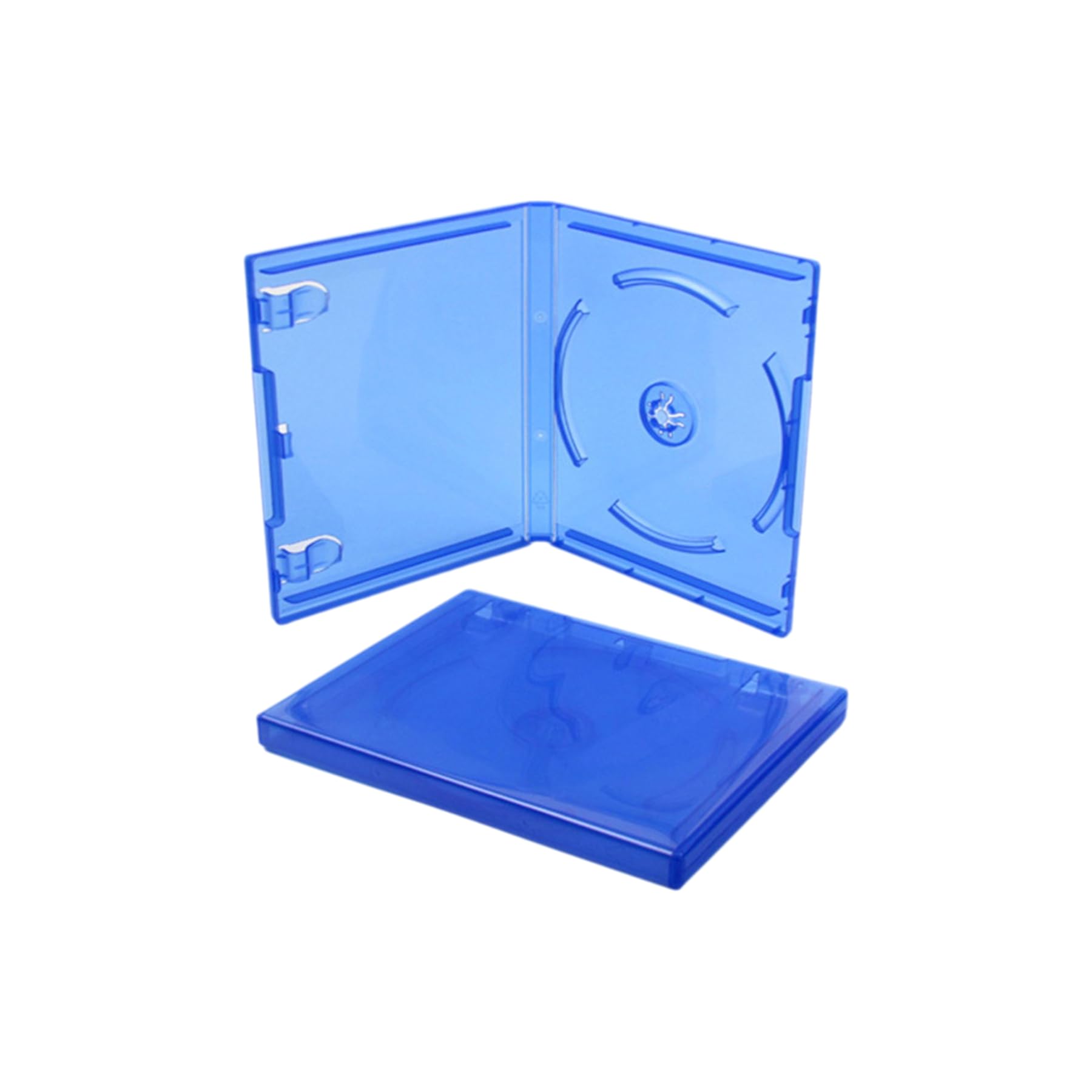 CD Game Case For PS4 Blue Cover Box Discs Storage Bracket Box-image-48